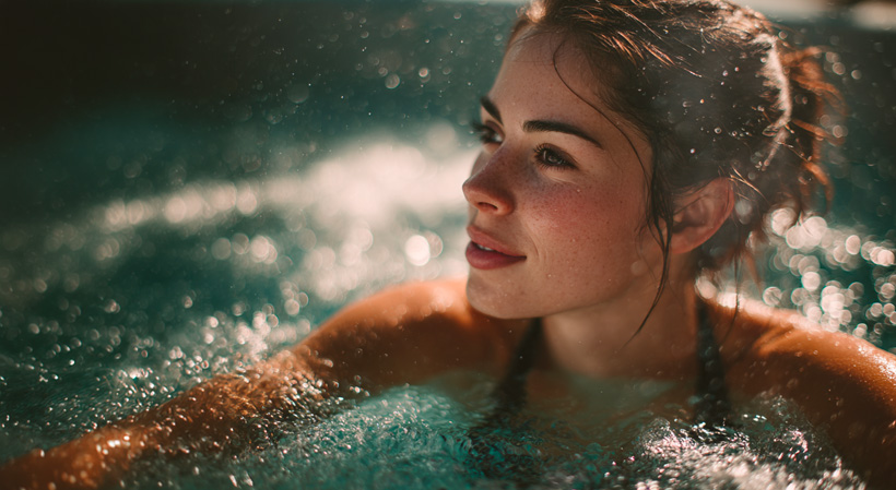 Hot tub in the Drôme Provençale