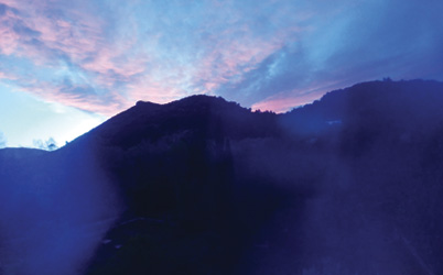 Bluye mountain ridges, Provençal Baronnies