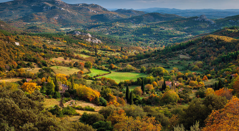 The Drôme Provençale in autumn