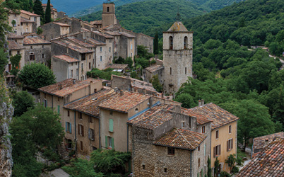 Medieval village in the Provençal Baronnies